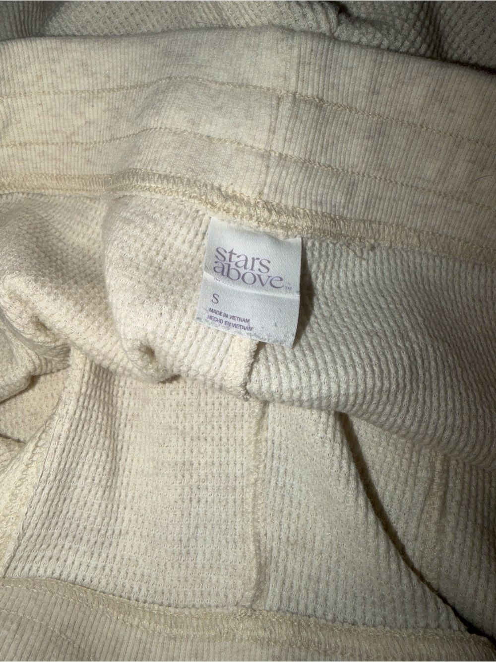 stars above Cream Knit Drawstring Joggers - Picture 10 of 10
